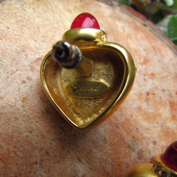 Jesara Collectible Earrings | Jesara Earrings | Red Post Earrings - Picture 4 of 5